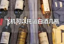 飞机能带几瓶酒白酒(飞机托运行李可以带几瓶酒水)