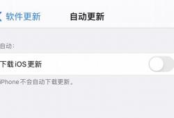 ios11系统怎样关闭系统更新(ios怎么关掉自动更新)